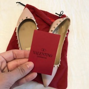 Valentino Rockstud flats 39